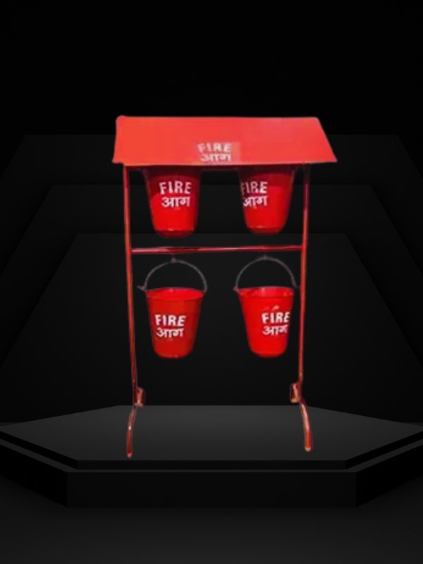 fire sand bucket with stand with shed Capacity-9Ltr